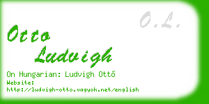 otto ludvigh business card